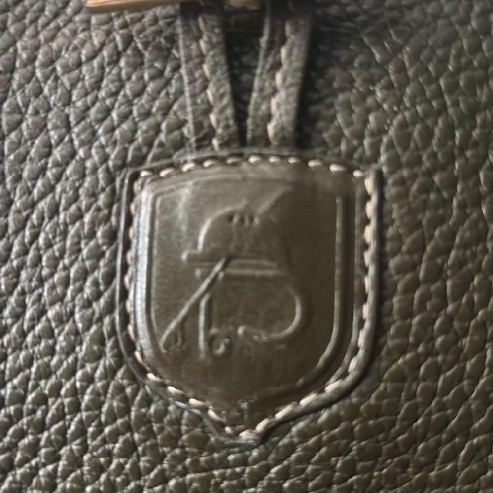 Renouard Dark Olive Green Leather Purse
